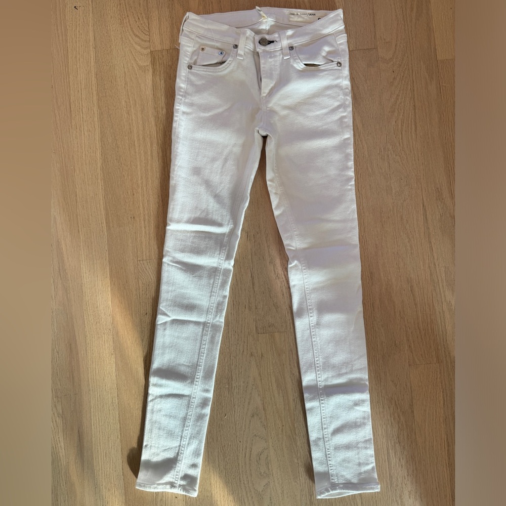 Rag & Bone White Jeans 25